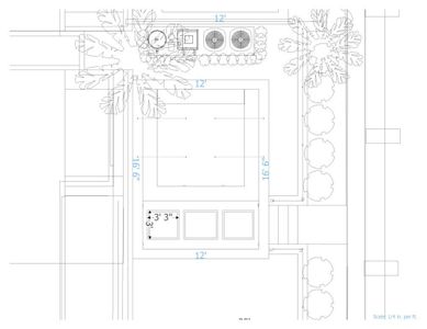 Sketch of private pool