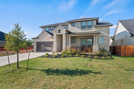 New construction Single-Family house 2112 Tobiano Trce, Georgetown, TX 78633 plan Hattie - image