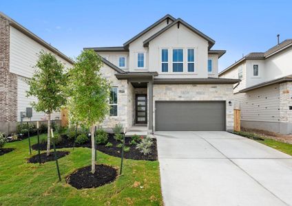 New construction Single-Family house 320 Marisol Bnd, Georgetown, TX 78626 plan Rowan - image