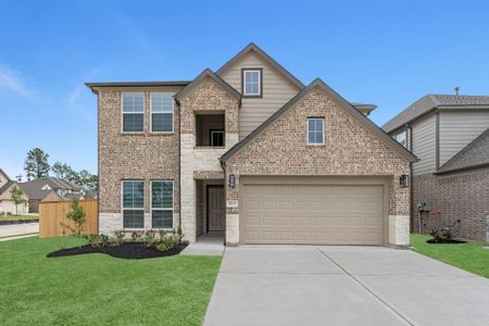 New construction Single-Family house 1703 Pecan Woods Ln, Conroe, TX 77301 - image