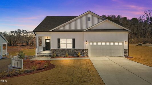 New construction Single-Family house 228 Pecan Valley Way, Four Oaks, NC 27524 Tierney II- photo 0