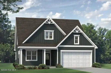 New construction Single-Family house 1380 Noble Oak Pl, Unit 25, Leland, NC 28451 plan Winston - image