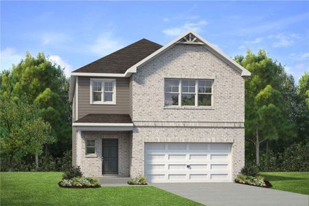 New construction Single-Family house 290 Abbotts Crossing Cir, Conyers, GA 30094 Zoey- photo 0