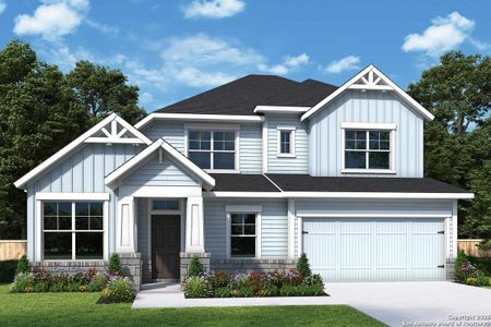 New construction Single-Family house 8128 Wellstone, Schertz, TX 78154 The Costner- photo 0