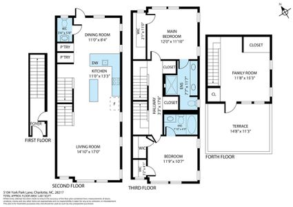 New construction Townhouse house 5104 York Park Ln, Charlotte, NC 28217 - image 5