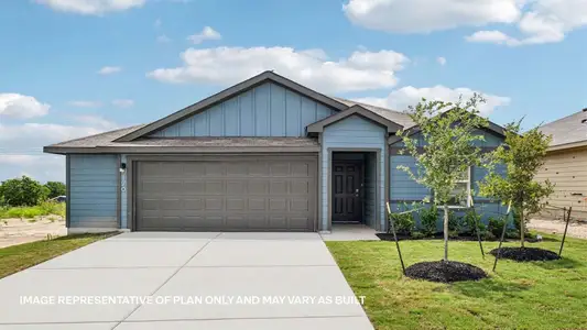 New construction Single-Family house 311 Palestine Trl, Kyle, TX 78640 plan The Baylor - image