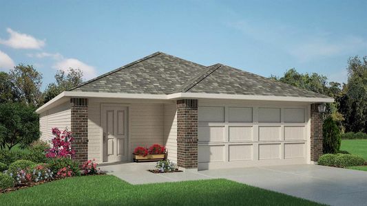 New construction Single-Family house 4100 Woodhill Bend Dr, Crowley, TX 76036 plan Caprock - image
