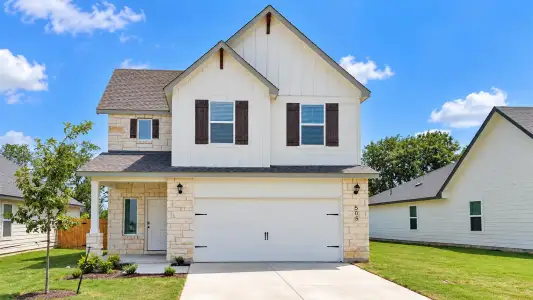 New construction Single-Family house 505 Hector Lp, Georgetown, TX 78626 plan Emma - image