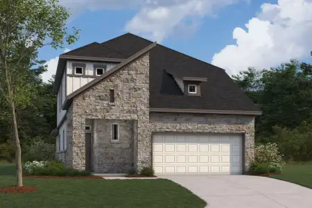 New construction Single-Family house 240 Grayson Elm Pass, Dripping Springs, TX 78620 plan Baltimore - Central Series - image