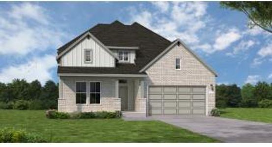 New construction Single-Family house 1429 Blue Moon Dr, Georgetown, TX 78628 Schertz- photo 0