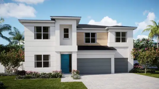 New construction Single-Family house 19267 Wood Stork Wy, Loxahatchee, FL 33470 plan Saffron - image