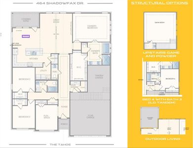 New construction Single-Family house 464 Shadowfax Drive, Aledo, TX 76008 Tahoe- photo 0