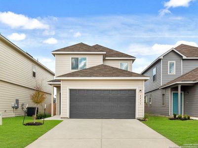 New construction Single-Family house 4435 Kiowa Pass, San Antonio, TX 78232 The Queensland- photo 0