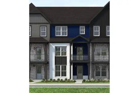 New construction Single-Family house 404 Kinnard Dr, Hendersonville, TN 37075 plan Harrington Rowhome - image