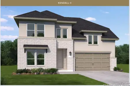 New construction Single-Family house 459 Desert Cactus, San Antonio, TX 78253 plan Kendall II - image