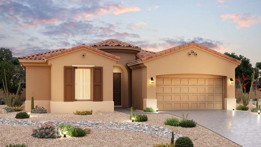 New construction Single-Family house 10937 N 163Rd Dr, Surprise, AZ 85388 plan Crimson - image