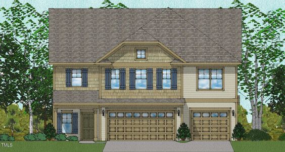 New construction Single-Family house 118 S Maple Walk Drive, Unit 176, Garner, NC 27529 Warwick- photo 0