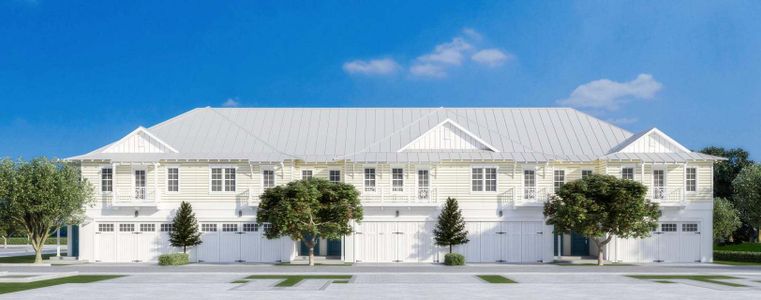 New construction Townhouse house 100 Royal Palm Cir, Tequesta, FL 33469 plan Centreville - image 2