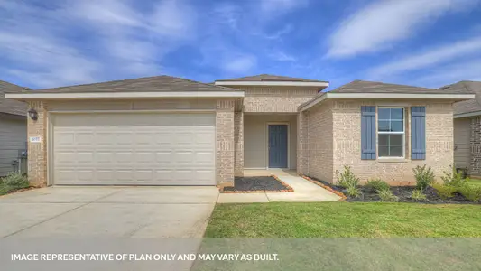 New construction Single-Family house 481 Cottonmouth Ln, Seguin, TX 78155 plan The Denton - image