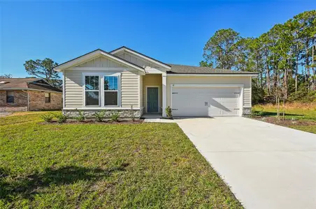 New construction Single-Family house 10 Becker Ln, Palm Coast, FL 32137 Landmark Series - Deering- photo 0