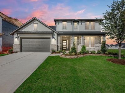 New construction Single-Family house 8034 Sunny Ridge Dr, Fulshear, TX 77441 plan Barnhart - image