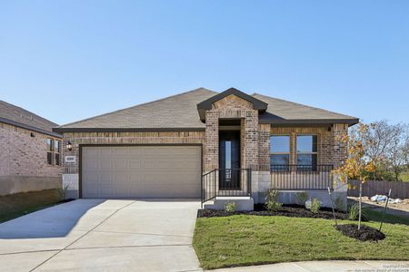 New construction Single-Family house 15555 Comanche Rdg, San Antonio, TX 78233 plan Briscoe (820) - image