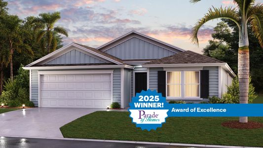 New construction Single-Family house 348 Parkview Dr, Palm Coast, FL 32164 plan CALI - image