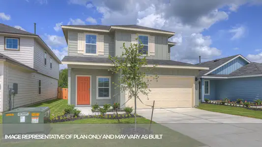 New construction Single-Family house 336 Bollinger Blvd, Maxwell, TX 78656 plan The Florence - image