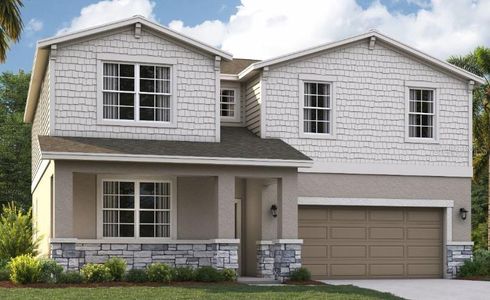 New construction Single-Family house 1201 Majesty Palm Circle, Deland, FL 32720 The Linden- photo 0