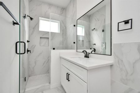 New construction Single-Family house 853 Mansfield St, Unit D, Houston, TX 77091 null- photo 40 40