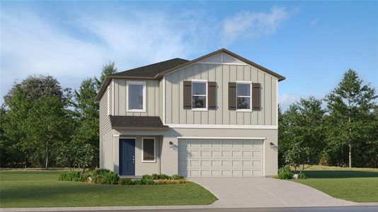 New construction Single-Family house 2516 Absolute Ave, Haines City, FL 33844 plan Columbus - image