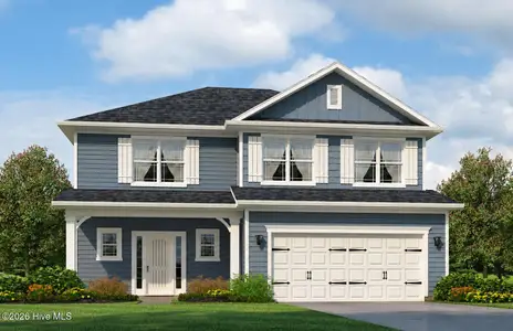 New construction Single-Family house 1008 Shadowpine Wy, Rocky Mount, NC 27804 plan 2131 - image