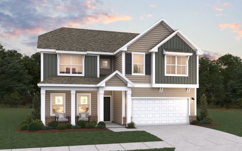 New construction Single-Family house 127 Anderson Oaks Ln, Easley, SC 29642 plan Hamilton - image