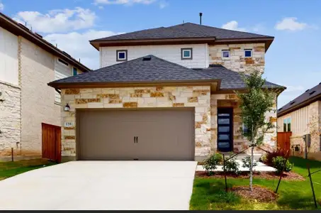 New construction Single-Family house 128 Grayson Elm Pass, Dripping Springs, TX 78620 plan Vienna - Central Series - image
