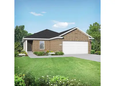 New construction Single-Family house 115 Sabinal Ln, Dayton, TX 77535 plan The Costa A with 3-Car Garage - image