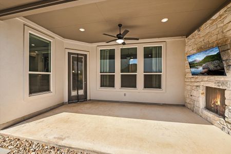 New construction Single-Family house 19100 Zavala Cv, Austin, TX 78738 plan Underwood - image