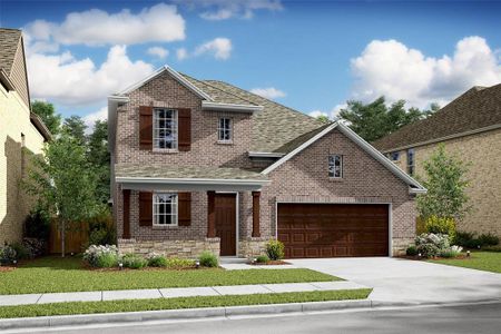 New construction Single-Family house 7113 Echo Hill Drive, Watauga, TX 76148 Newport- photo 0