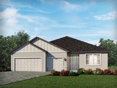 New construction Single-Family house 449 Brookhaven Trl, Ormond Beach, FL 32174 plan Coral - image