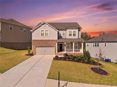 New construction Single-Family house 8510 Stratford Oaks Ave, Ball Ground, GA 30107 plan Trenton - image
