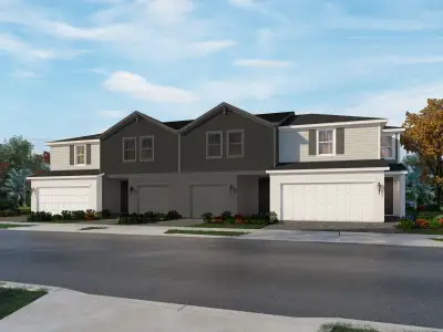 New construction Townhouse house 707 Sunshower Dr, Lady Lake, FL 32159 plan Oakville - image