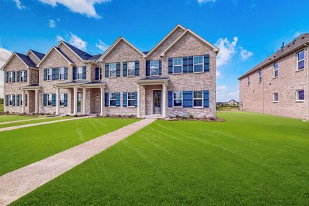 New construction Townhouse house 1832 Summer Aura, Mesquite, TX 75181 plan The Norman - image