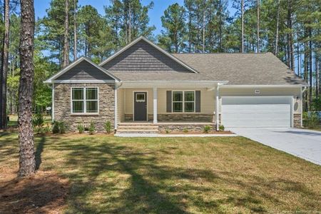 New construction Single-Family house 30121 Deercroft Dr, Wagram, NC 28396 plan Hawkeye - image
