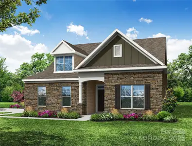 New construction Single-Family house 2019 Mantle Ridge Dr, Indian Trail, NC 28079 - image