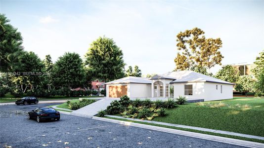 New construction Single-Family house 813 Bell Blvd S, Lehigh Acres, FL 33974 - image