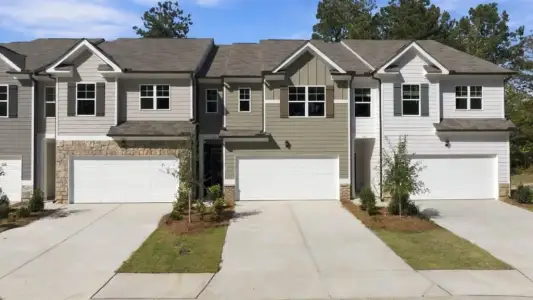 New construction Townhouse house 157 Addison Trce, Dawsonville, GA 30534 plan Salisbury - image