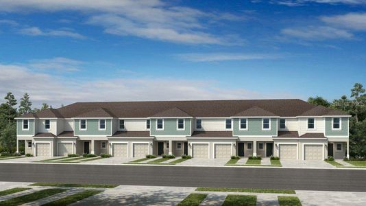 New construction Townhouse house 10785 Eclipse St, Sarasota, FL 34241 plan Jasmine - image