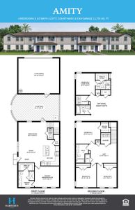 New construction Townhouse house 847 Emerald Grove Dr, Apopka, FL 32703 plan Amity - image 3