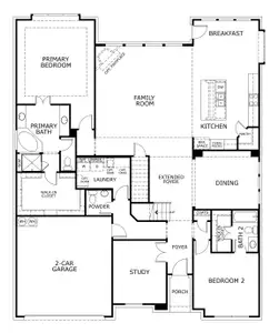 New construction Single-Family house 3176 Ferry Boat Ln, Granbury, TX 76049 plan Concept 3473 - image 3
