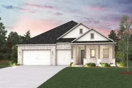 New construction Single-Family house 110 Hull Speed Dr, Kyle, TX 78640 plan Everglade - image