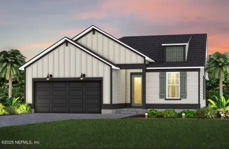 New construction Single-Family house 493 Peppervine Wy, Yulee, FL 32097 plan Mystique - image